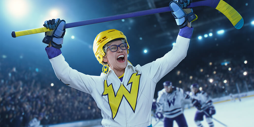 Granny juhlii maalia.