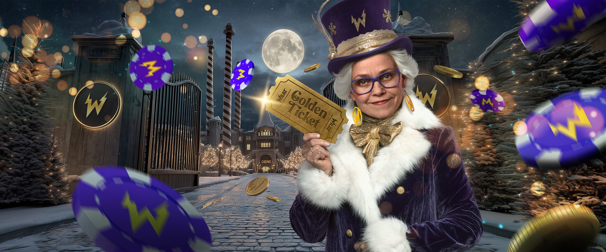 Unlock 2x €10,000 Golden Tickets & Claim Daily and weekly rewards!