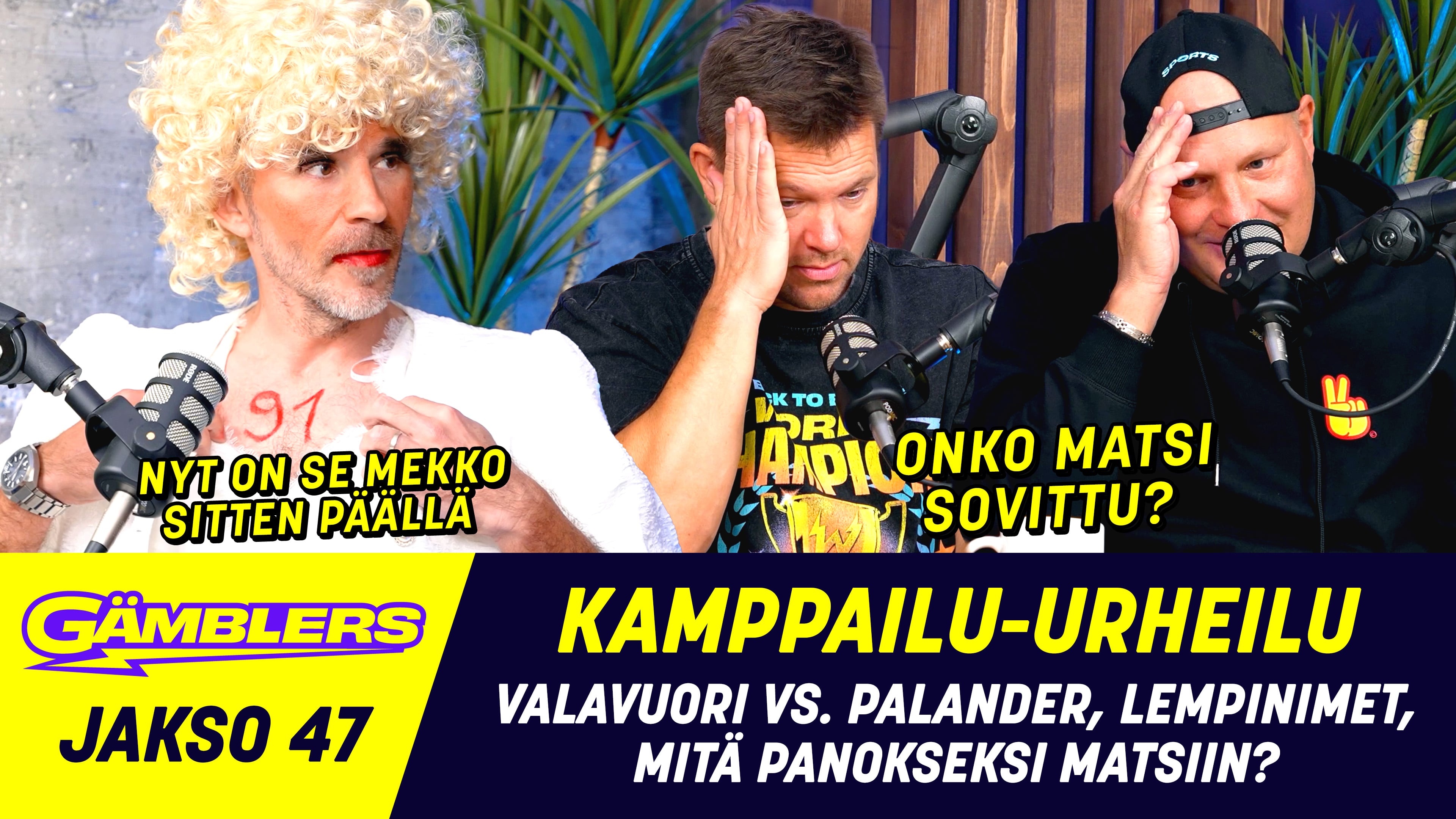 Kamppailu-urheilu: Valavuori vs. Palander, lempinimet, mitä panokseksi matsiin?
