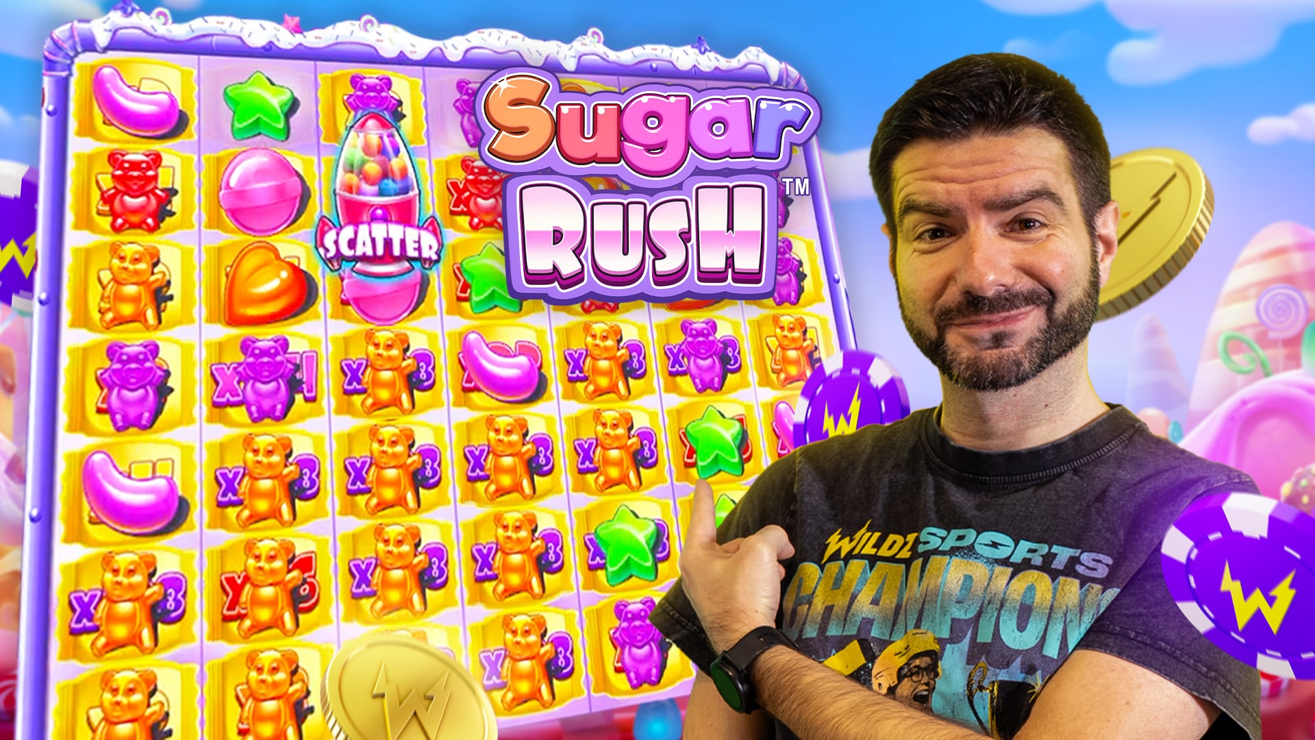 Sugar Rush - 3,084x win! - Ben