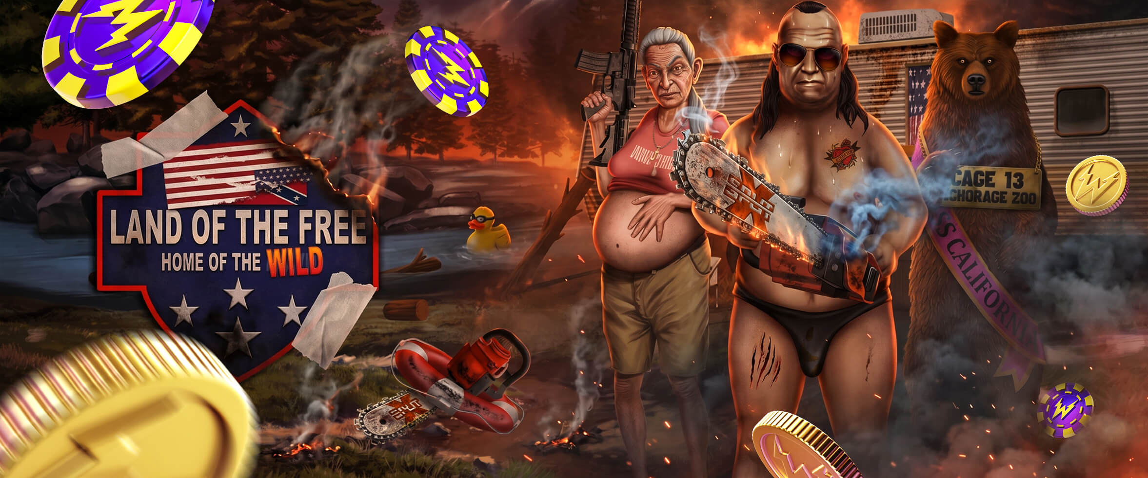 Get 25 Free Spins on Land Of The Free!
