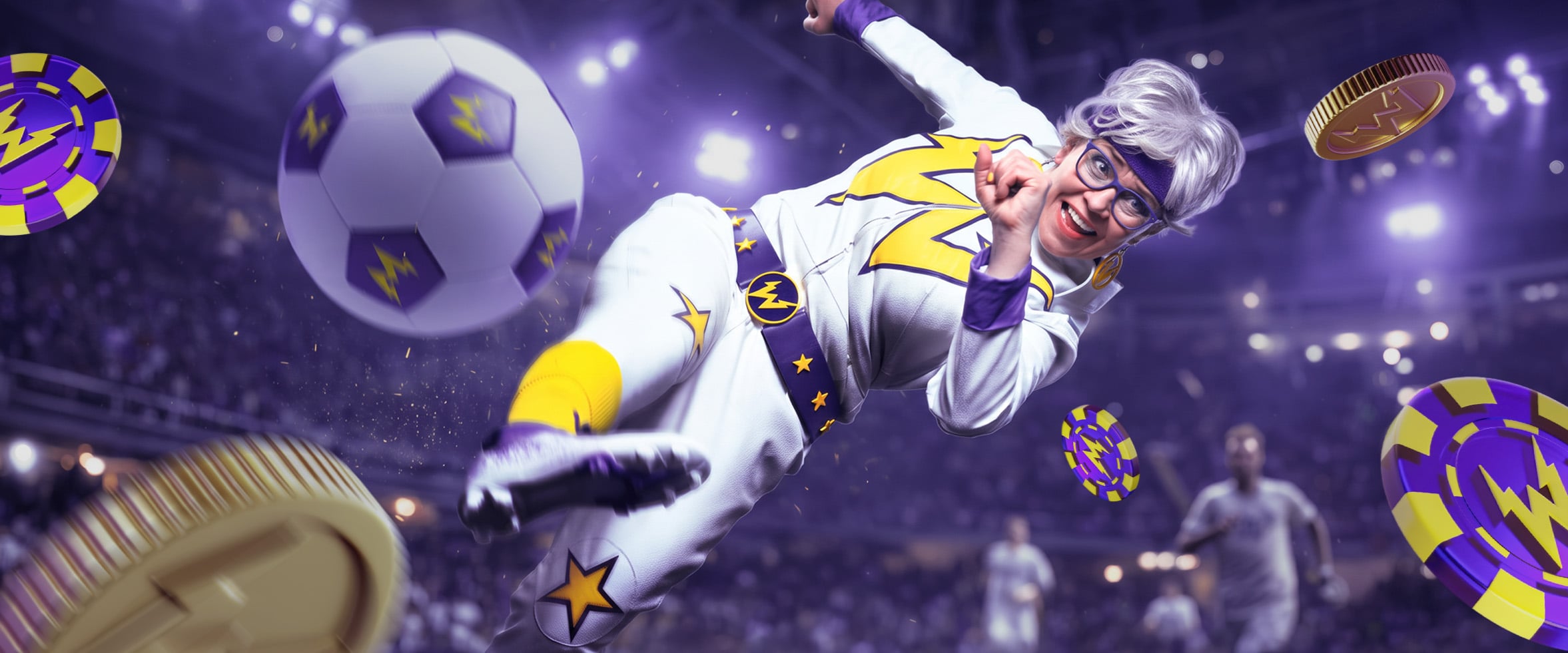 One €10 Bet. 10 Free Spins. A Shot at €100! ⚽